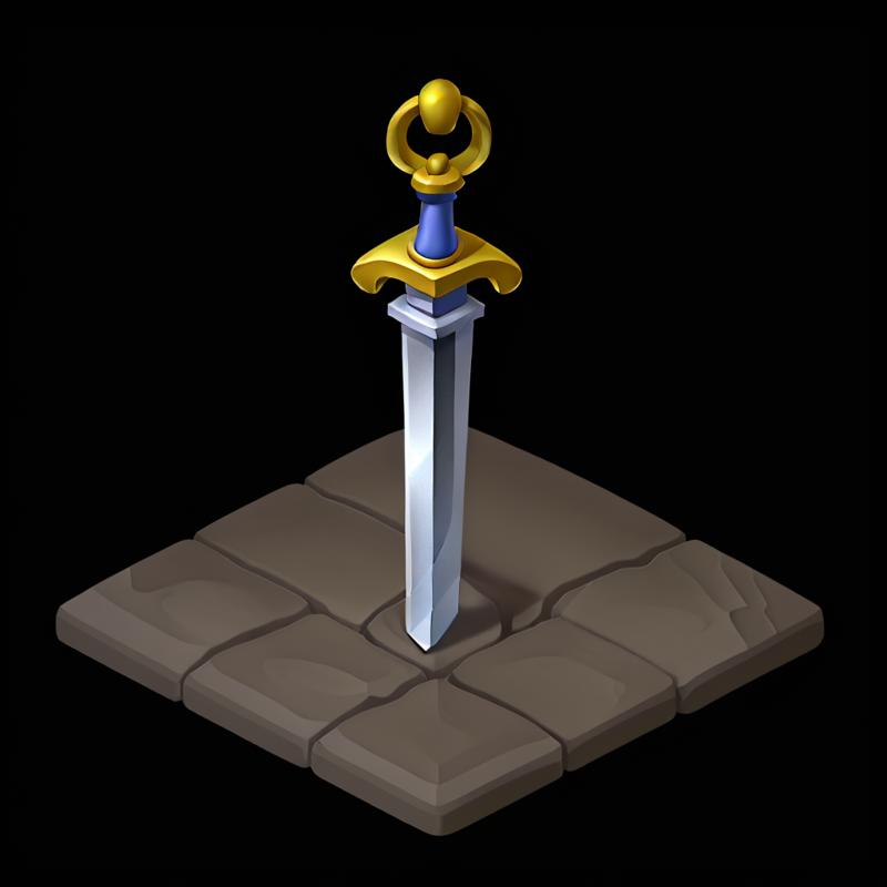 07203-1614048960-a sword., M2Z,Isometric viewing angle, Simple background,, masterpiece, best quality,.png